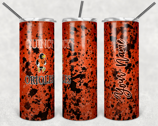 Quincy School Powerwash - 20oz or 30oz Skinny Tumblers w/ Lid and Metal Straw