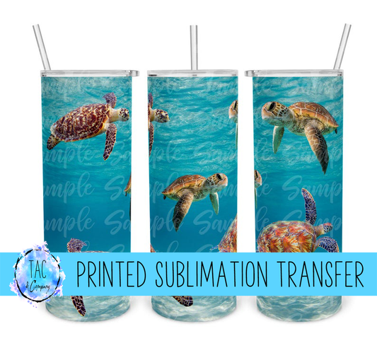 Turtles-Sublimation Print (This Is Not A Digital File)