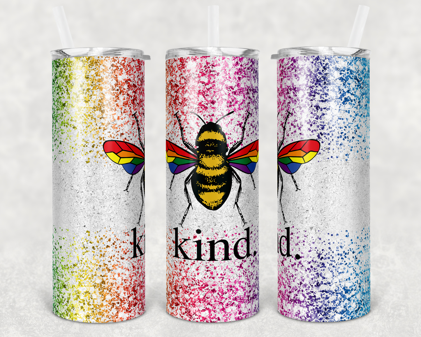 Autism Awareness - 20oz or 30oz Skinny Tumblers w/ Lid and Metal Straw