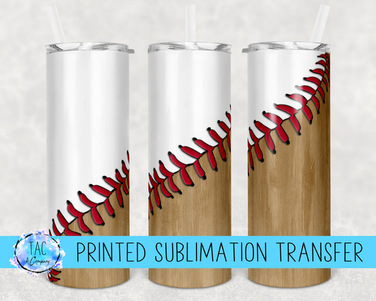 Baseball Laces -Sublimation Print (This Is Not A Digital File)