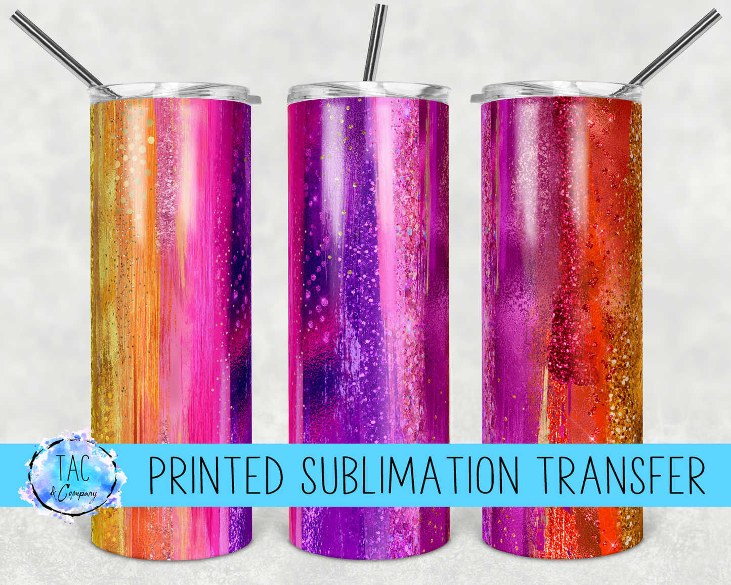 Bright Strokes -Sublimation Print (This Is Not A Digital File)