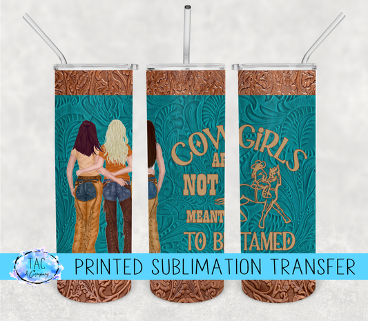 Cowgirls -Sublimation Print (This Is Not A Digital File)