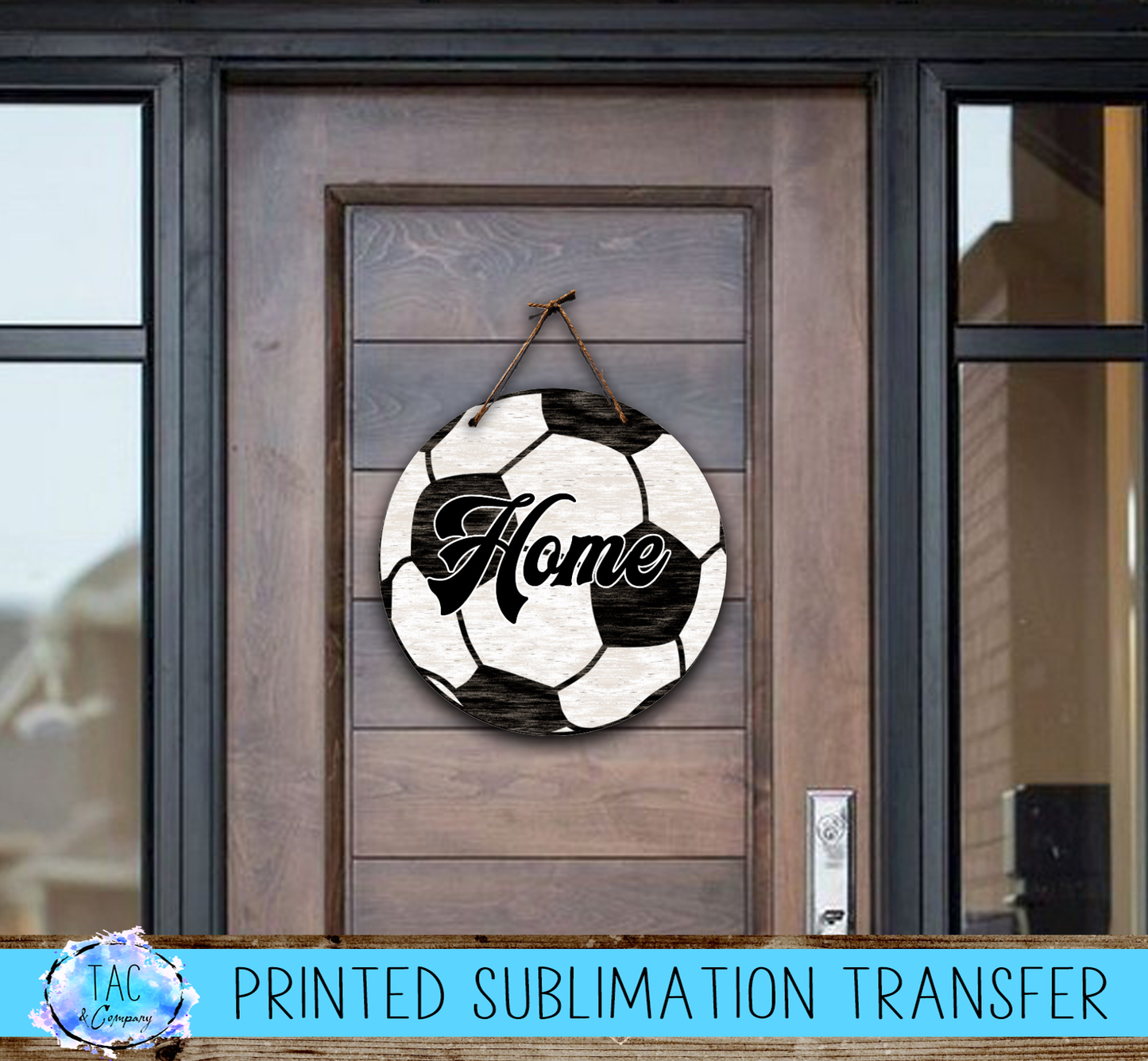 Door Hanger -  Soccer ~ Home