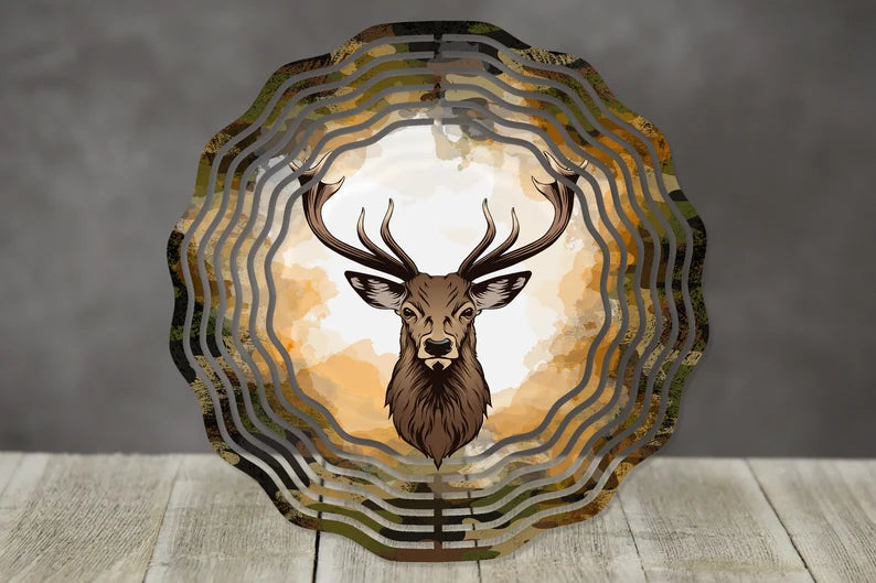 10 inch Wind Spinners - Hunting Buck