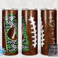 My Heart Is on That Field Mom Leopard, Gift for Mom, Gift for her Tumbler for mom  - Skinny 20oz Tumbler
