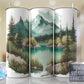 Mountains Watercolor, Trees, Water, Rocks  - Skinny 20oz Tumbler