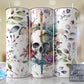 Skull with Watercolors florals Tumbler Seamless Gift - Skinny 20oz Tumbler
