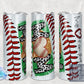 My Heart is on that field Baseball Mom Leopard Tumbler Gift for her  - Skinny 20oz Tumbler