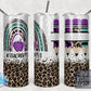 Rainbow Leopard Teacher, Pencil Monogram #TeacherLife  Gift For Teacher 20oz Skinny Tumbler-Free Shipping
