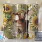 Lamb in the Tub Farm Western,Sunflower Floral Country - Skinny 20oz Tumbler