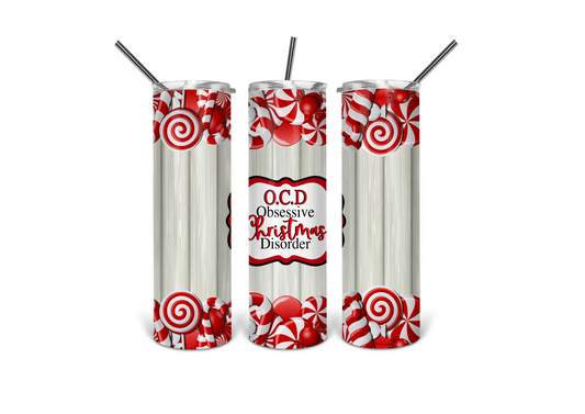 I.C.D.- 20 oz or 30oz Skinny Tumblers w/ Lid and Metal Straw