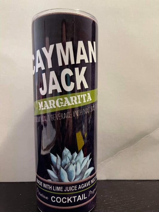Cayman Jack - 20 oz Skinny Tumblers w/ Lid and Metal Straw