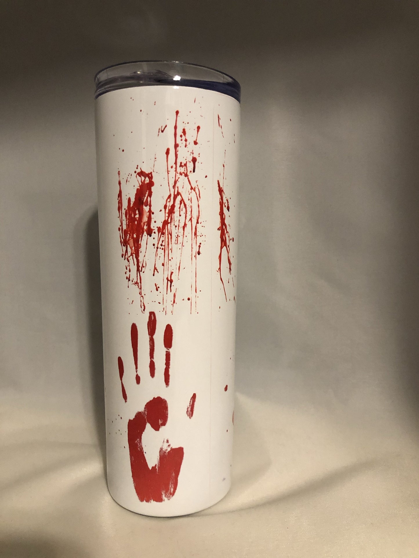 Murder Shows -20 oz Skinny Tumblers w/Lid and Metal Straw