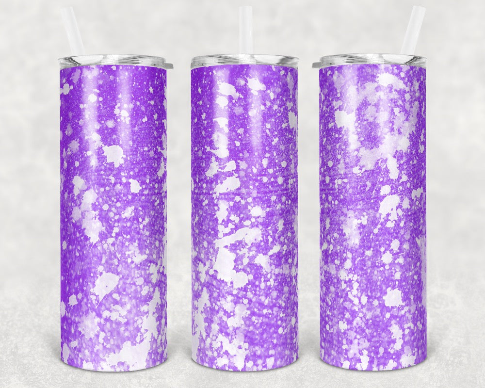 Power Wash Soap effect - 20 oz or 30oz Skinny Tumblers w/ Lid and Metal Straw