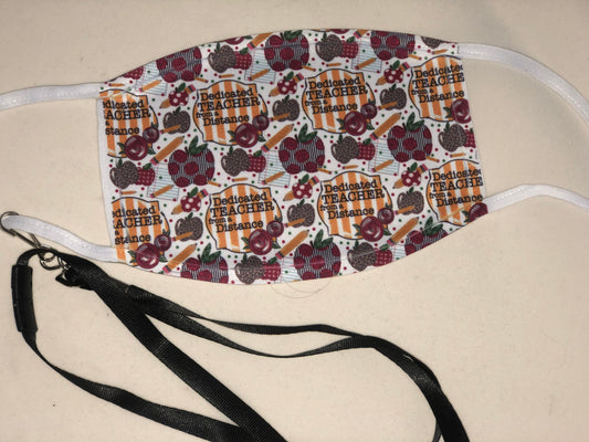 Dedicated Teacher Face Cover