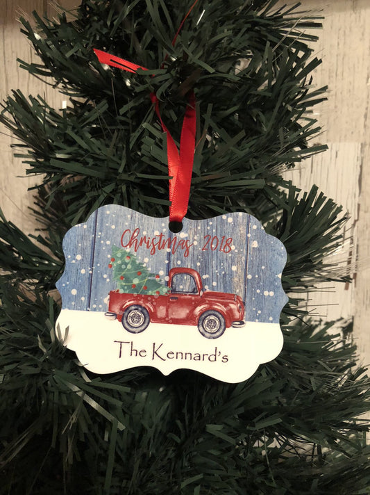 Red Truck 2020 Ornament