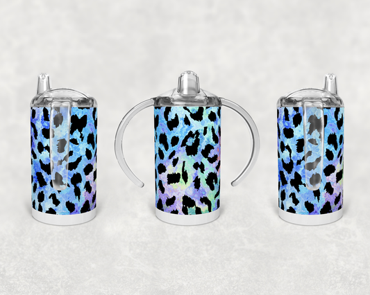 Blue Leopard - 8 oz Sippy Cup