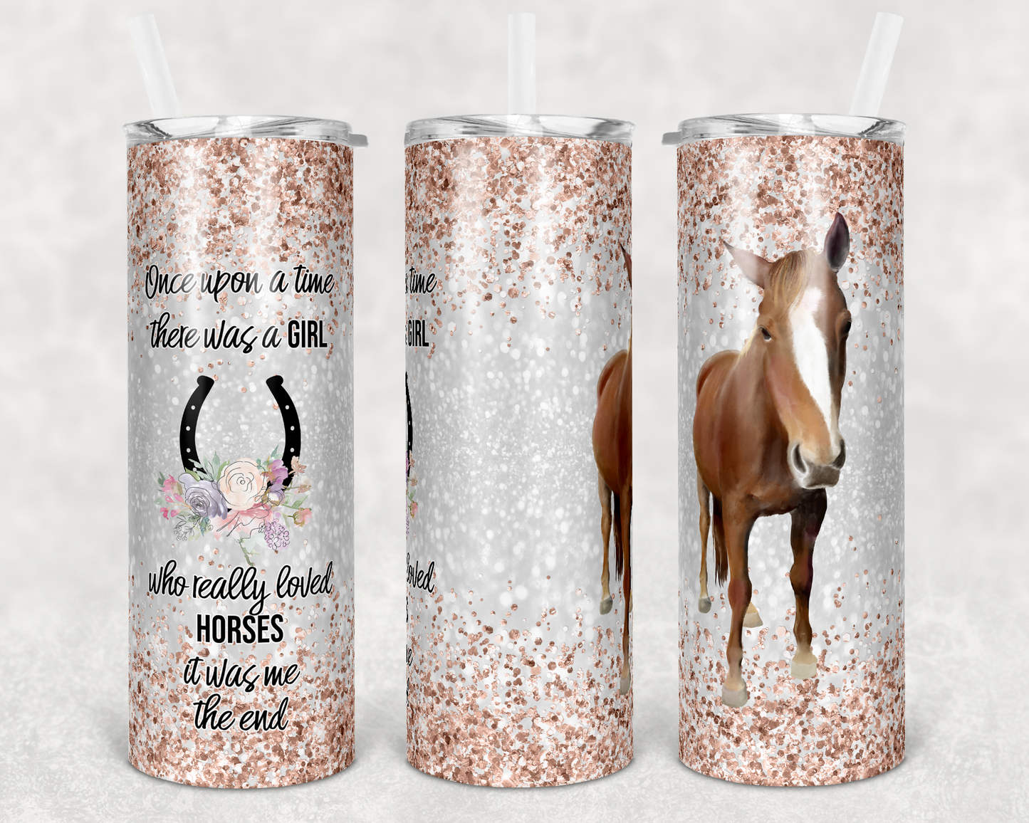 Once Upon A Time - 20 oz or 30oz Skinny Tumblers w/ Lid and Metal Straw
