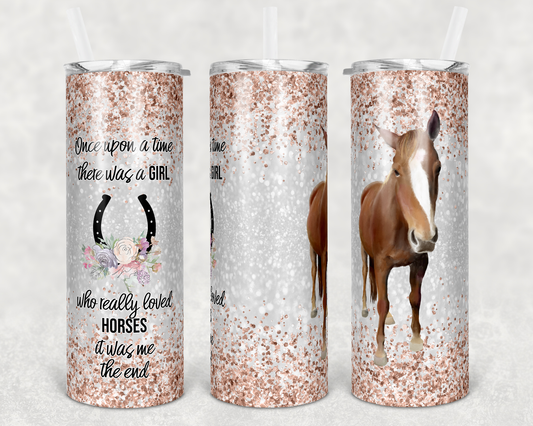 Once Upon A Time - 20 oz or 30oz Skinny Tumblers w/ Lid and Metal Straw