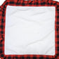 Plaid trim Pillow Sublimation Case