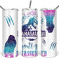 Don’t Mess With Nanasurus - 20oz or 30oz Skinny Tumblers w/ Lid and Metal Straw