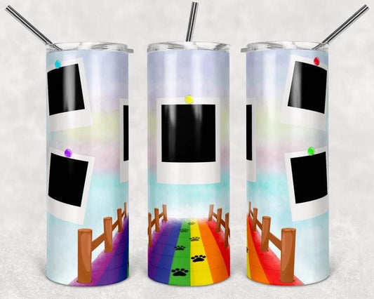 Rainbow Walk Pictures - 20 oz or 30oz Skinny Tumblers w/ Lid and Metal Straw