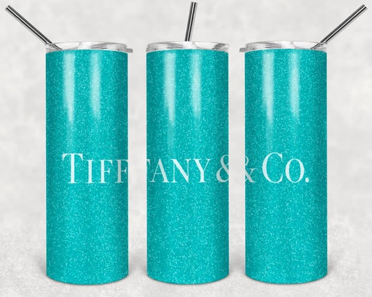 Tiffany & Co - 20oz or 30oz Skinny Tumblers w/ Lid and Metal Straw