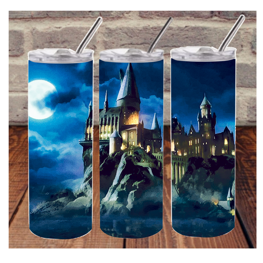 Harry Potter TV - 20 oz or 30oz Skinny Tumblers w/ Lid and Metal Straw