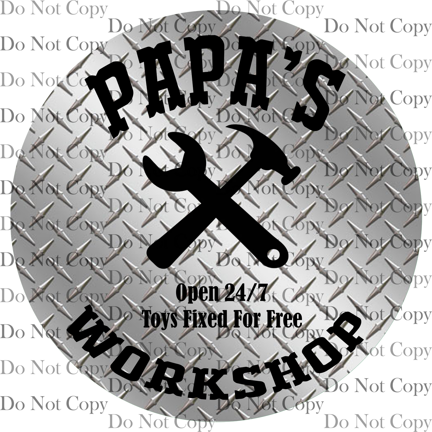 Papa’s Workshop- 20 oz or 30oz Skinny Tumblers w/ Lid and Metal Straw