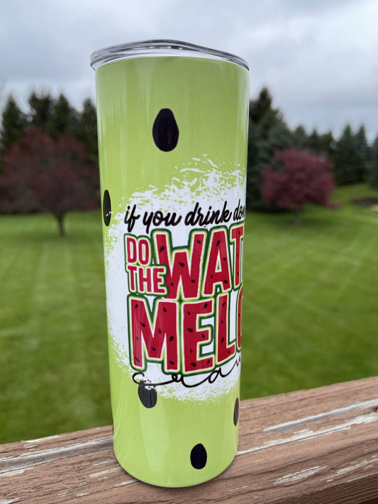 Watermelon Crawl - 20 oz Skinny Tumbler