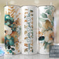 Mamaw Split Emerald Floral -20oz or 30oz Skinny Tumblers w/ Lid and Metal Straw