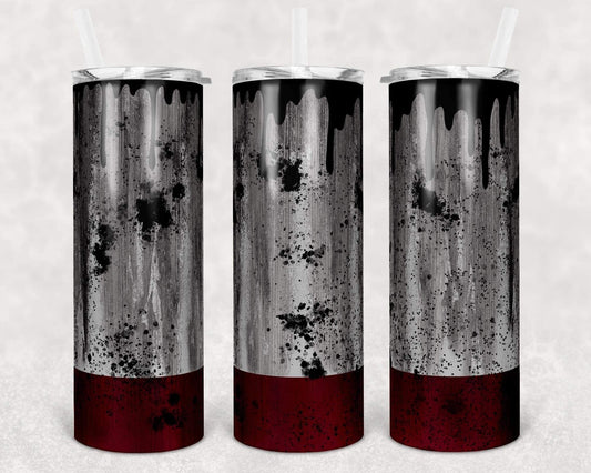 Blood dripping - 20oz or 30oz Skinny Tumblers w/ Lid and Metal Straw