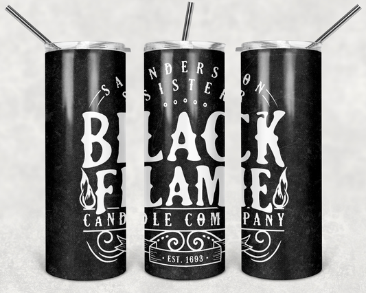 Lack Candle -Halloween - 20 or 30oz Skinny Tumblers w/ Lid and Metal Straw