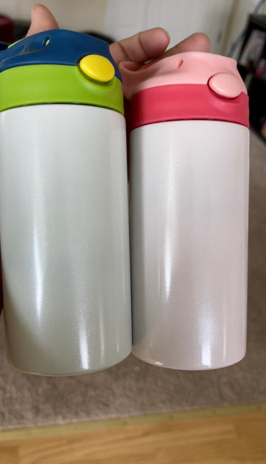12 oz Kids Flip Top Tumblers - Change in sunlight AND Glow in dark!!