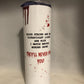 Murder Shows -20 oz Skinny Tumblers w/Lid and Metal Straw