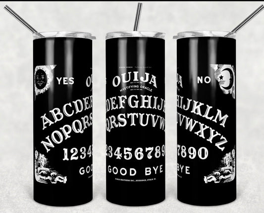 Ouija Board - 20oz or 30oz Skinny Tumblers w/ Lid and Metal Straw