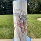 Not all who wander are lost -  20oz  Skinny Tumblers w/ Lid and Metal Straw