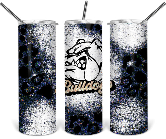 Bulldogs Sport- 20oz or 30oz Skinny Tumblers w/ Lid and Metal Straw