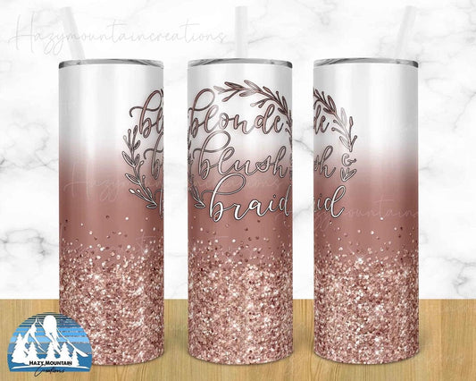 Custom for Courtney - 20oz or 30oz Skinny Tumblers w/ Lid and Metal Straw