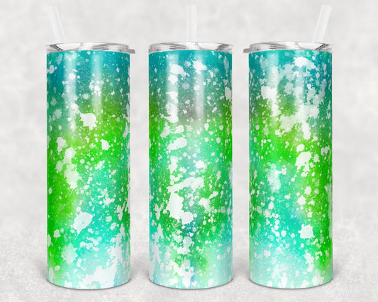 Power Wash Soap effect - 20 oz or 30oz Skinny Tumblers w/ Lid and Metal Straw