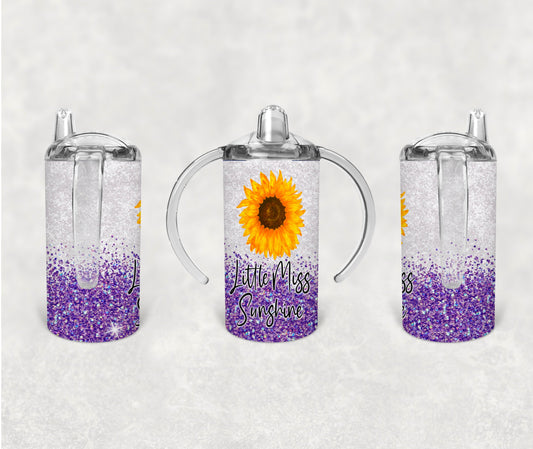 Sippy cup -You Are My Sunshine Flower - 20oz or 30oz Skinny Tumblers w/ Lid and Metal Straw