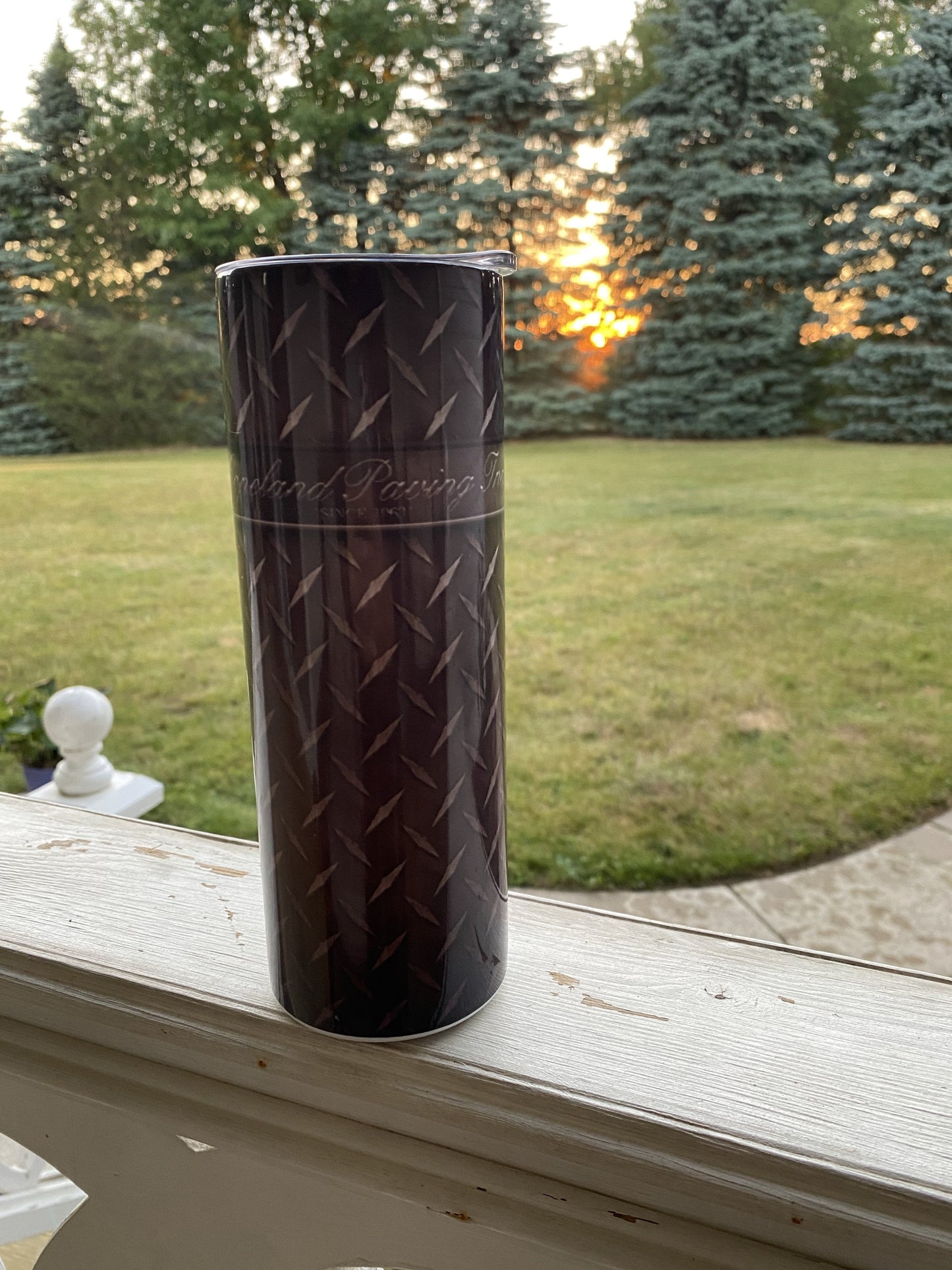 Copeland Paving- 20 oz Skinny Tumblers w/ Lid and Metal Straw