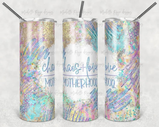 MotherHood- 20 oz or 30oz Skinny Tumblers w/ Lid and Metal Straw