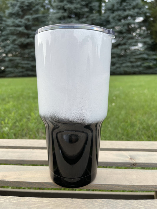 30 oz Tumbler- Black Bottom