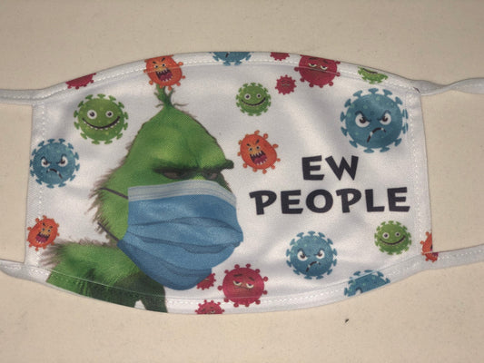 Grinch Ew People Face Cover