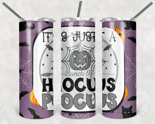 Hocus Pocus - 20 or 30oz Skinny Tumblers w/ Lid and Metal Straw