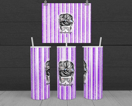 Barber Life - 20 oz or 30oz Skinny Tumblers w/ Lid and Metal Straw