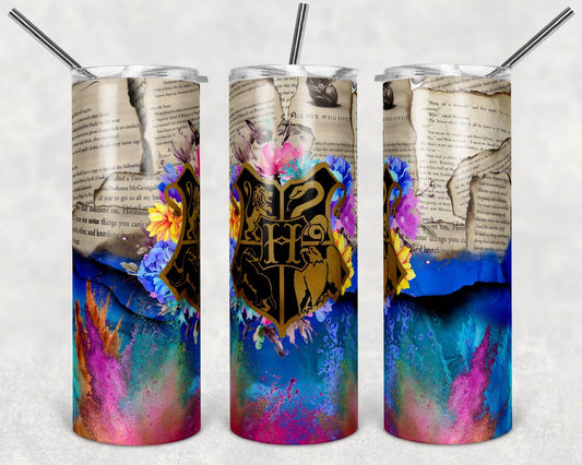 Harry Potter TV - 20 oz or 30oz Skinny Tumblers w/ Lid and Metal Straw