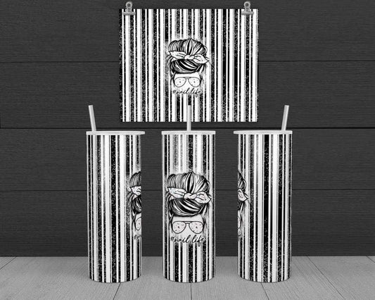 Nail Life - 20 oz or 30oz Skinny Tumblers w/ Lid and Metal Straw