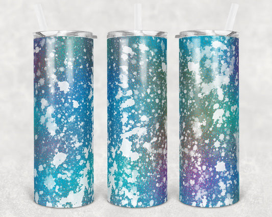 Power Wash Soap effect - 20 oz or 30oz Skinny Tumblers w/ Lid and Metal Straw